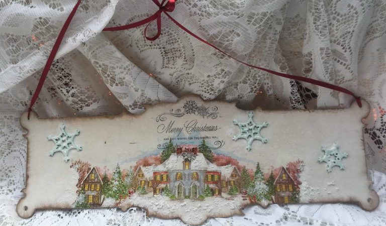 Karácsonyi üdvözlőtábla